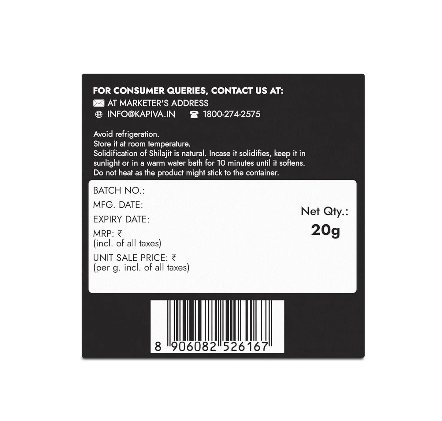 Shilajit Gold Resin